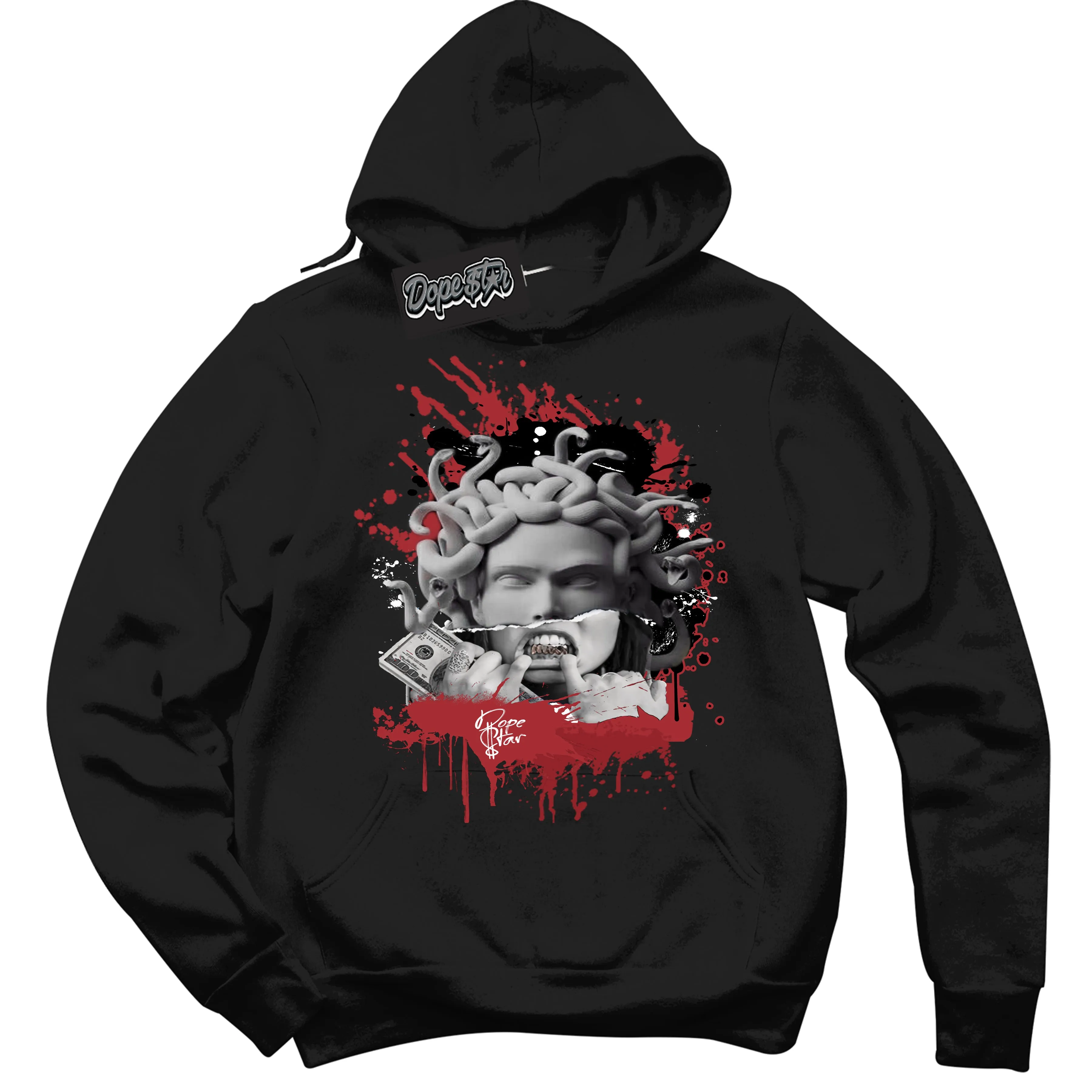 Black Toe Reimagined 1s Sneaker Hoodie Medusa Graphic