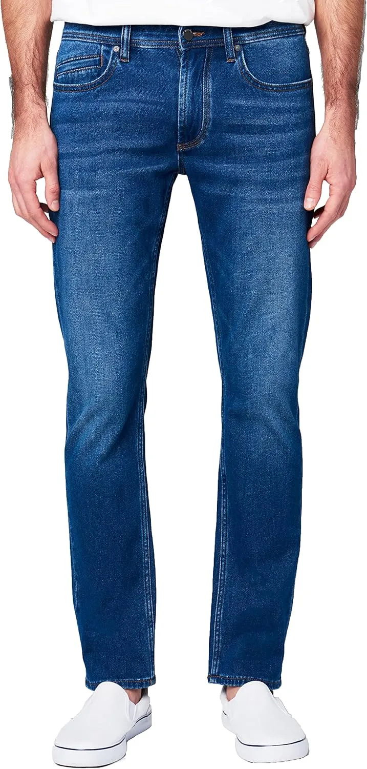 [BLANKNYC] Mens Slim Fit Flat Front Tapered Jeans with 5 Pockets, Comfortable & Stylish Pants