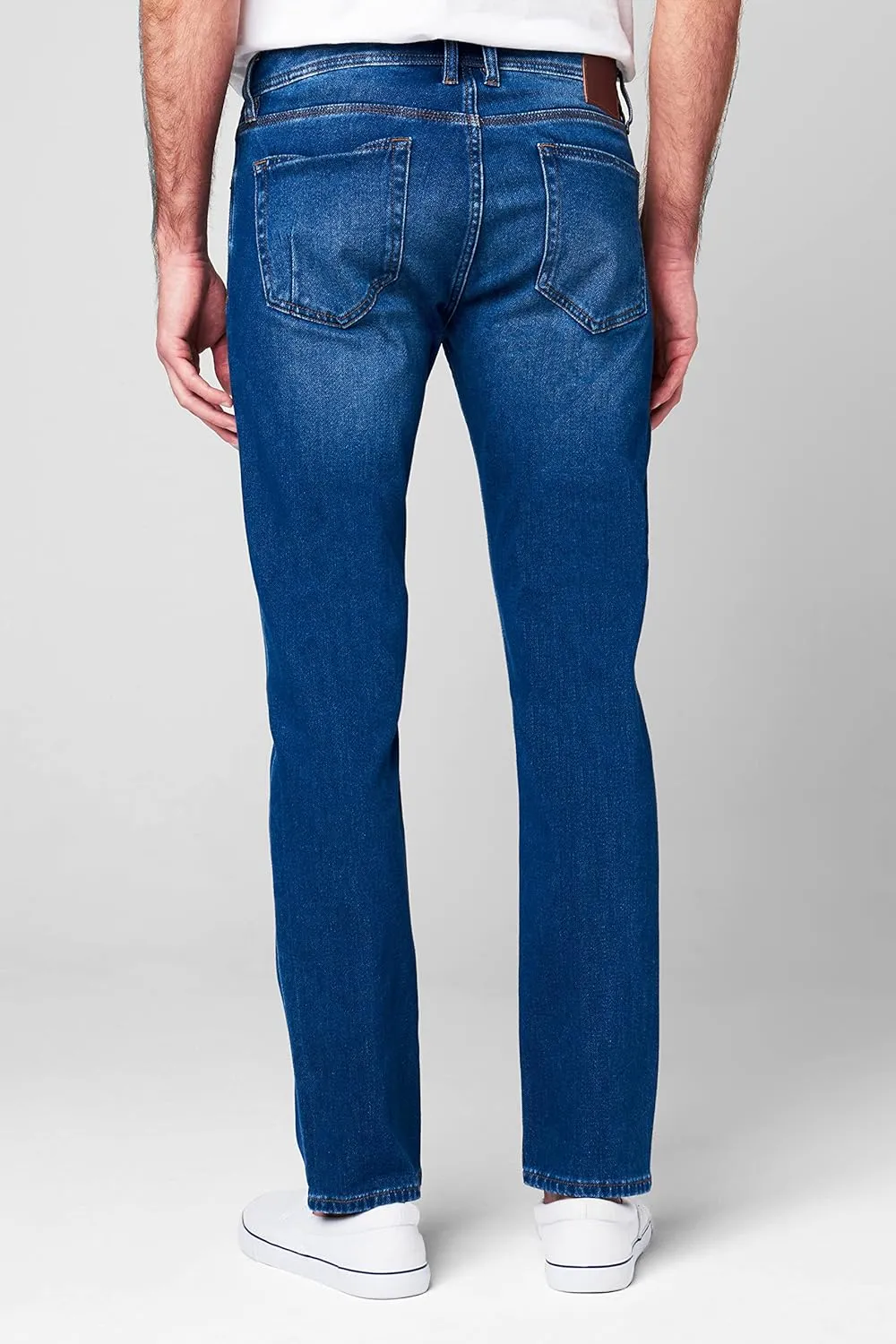 [BLANKNYC] Mens Slim Fit Flat Front Tapered Jeans with 5 Pockets, Comfortable & Stylish Pants