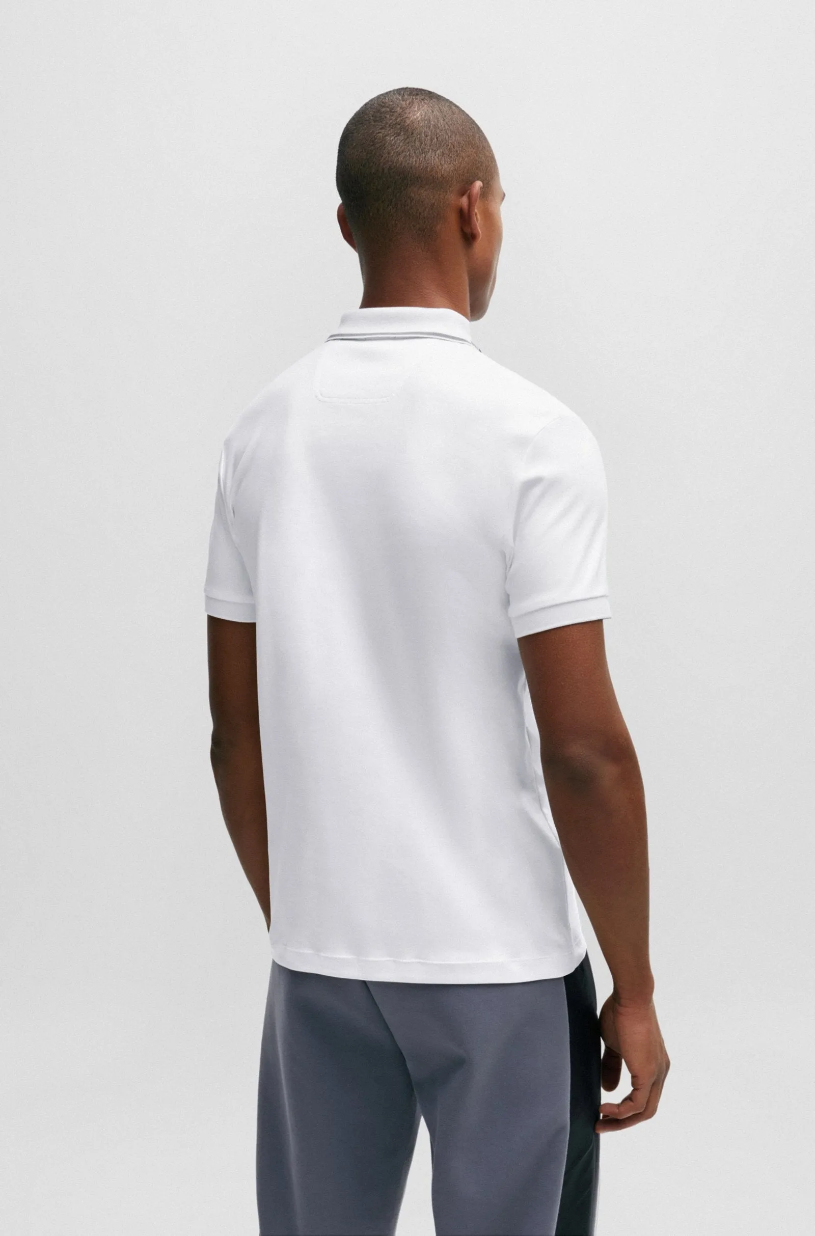 BOSS Slim Fit Polos in Cotton - PAULE 10242405 01-50506180