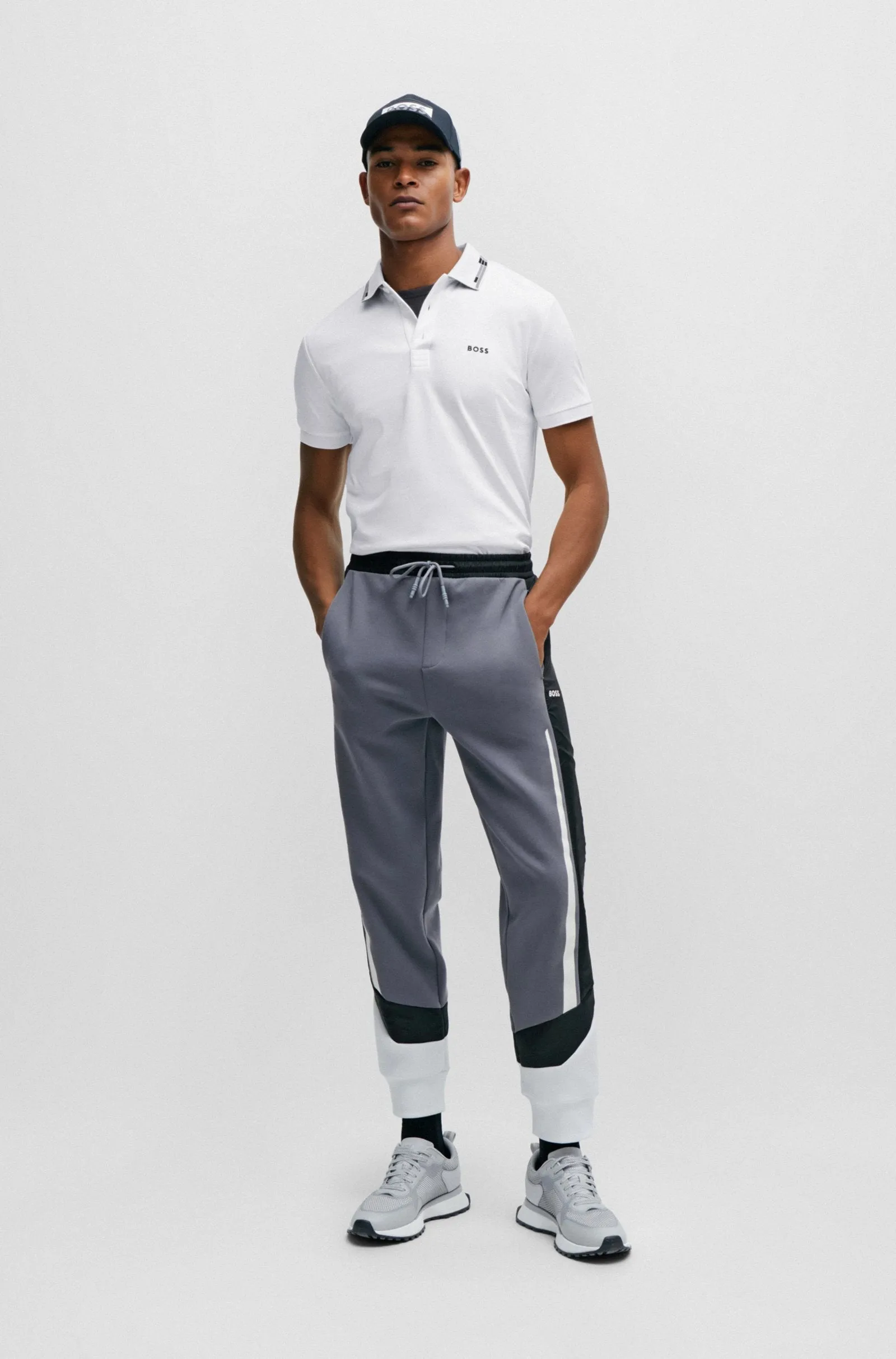 BOSS Slim Fit Polos in Cotton - PAULE 10242405 01-50506180