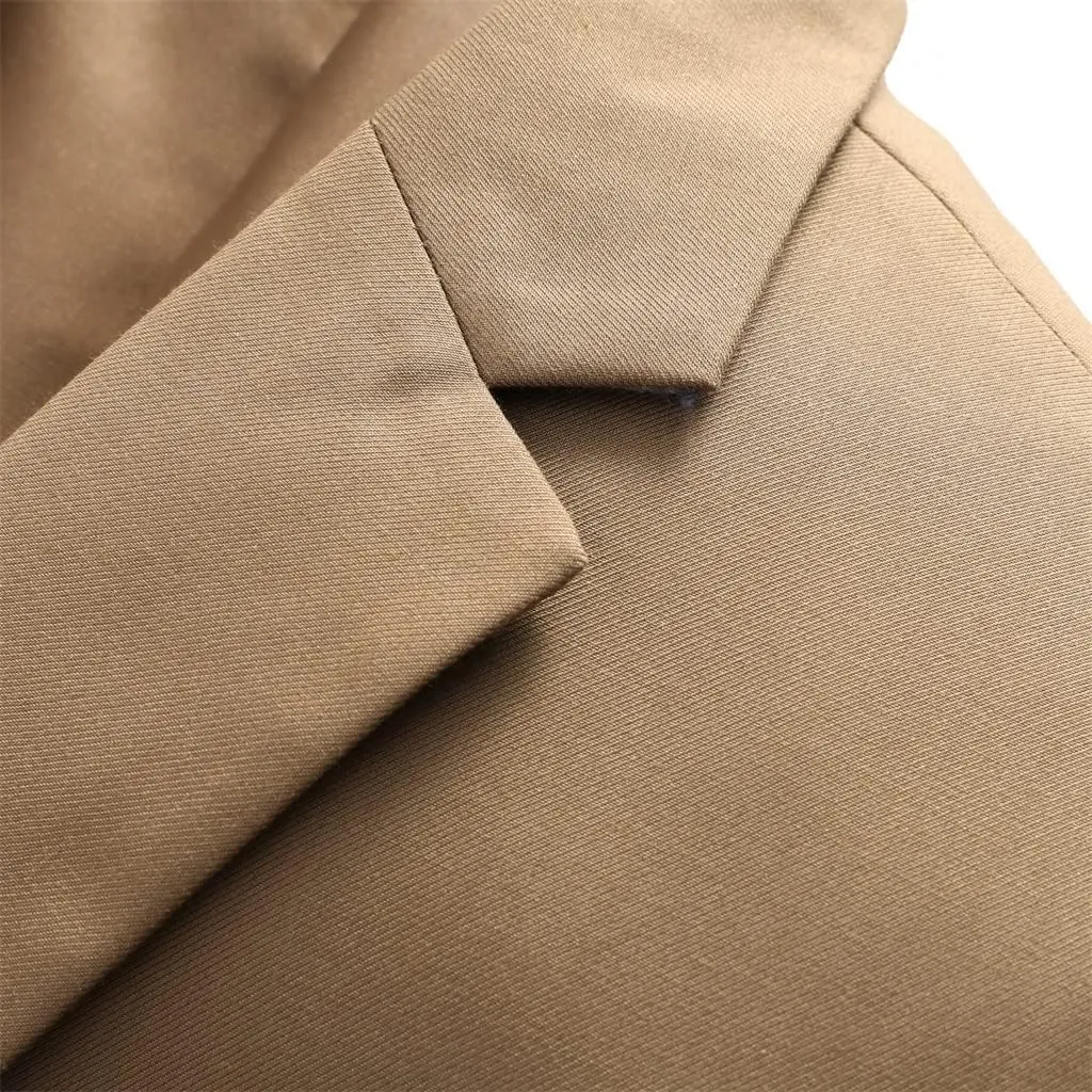 Breasted Men's Suit Set Two Piece Slim Fit Men Suits Wedding Dress Costume Party Prom Suit Separates