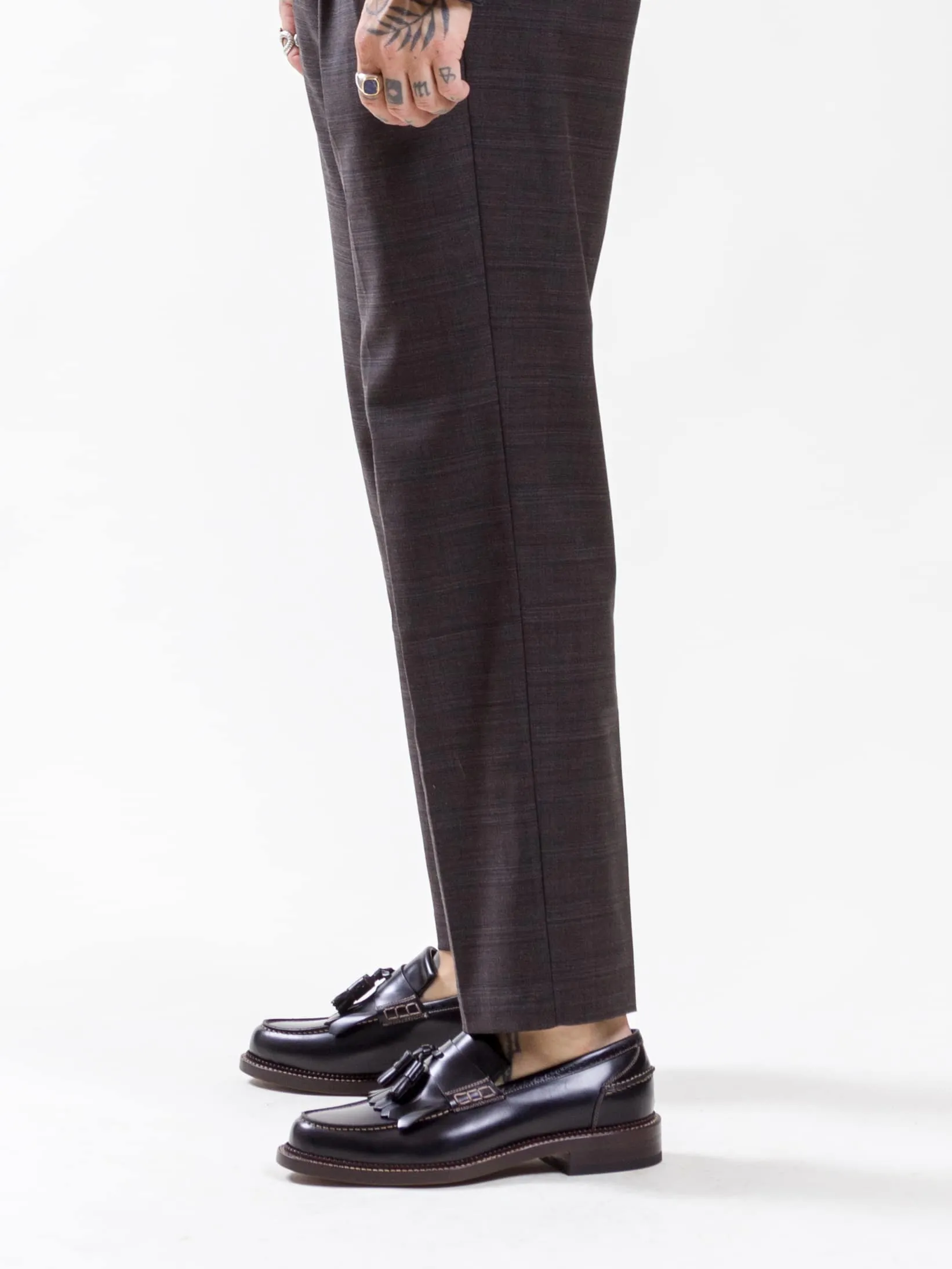 Bright Shoemakers, Fringe Loafer, Rois Black/ Natural