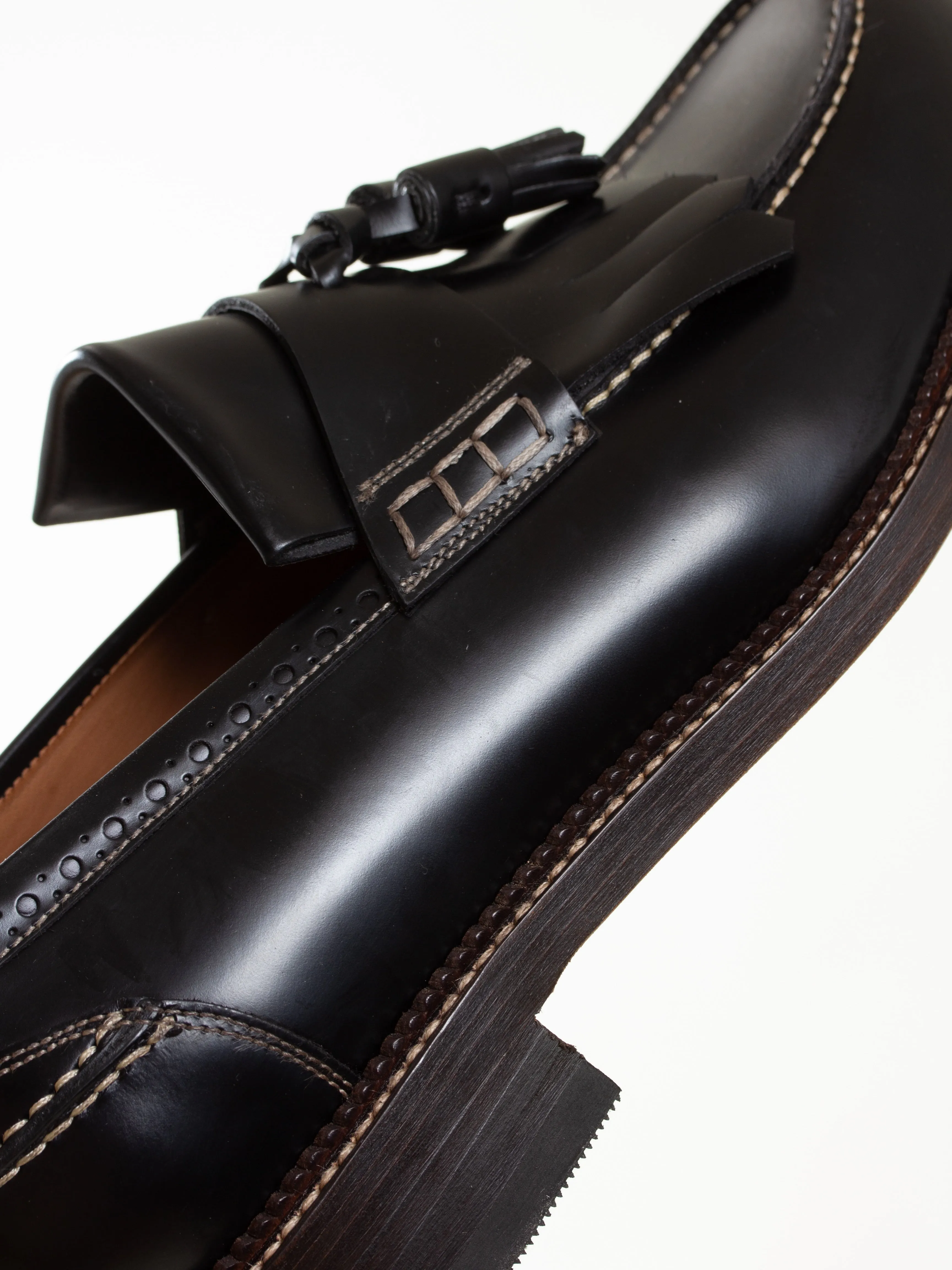 Bright Shoemakers, Fringe Loafer, Rois Black/ Natural