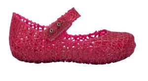 Campana Papel Flat - Red Glitter