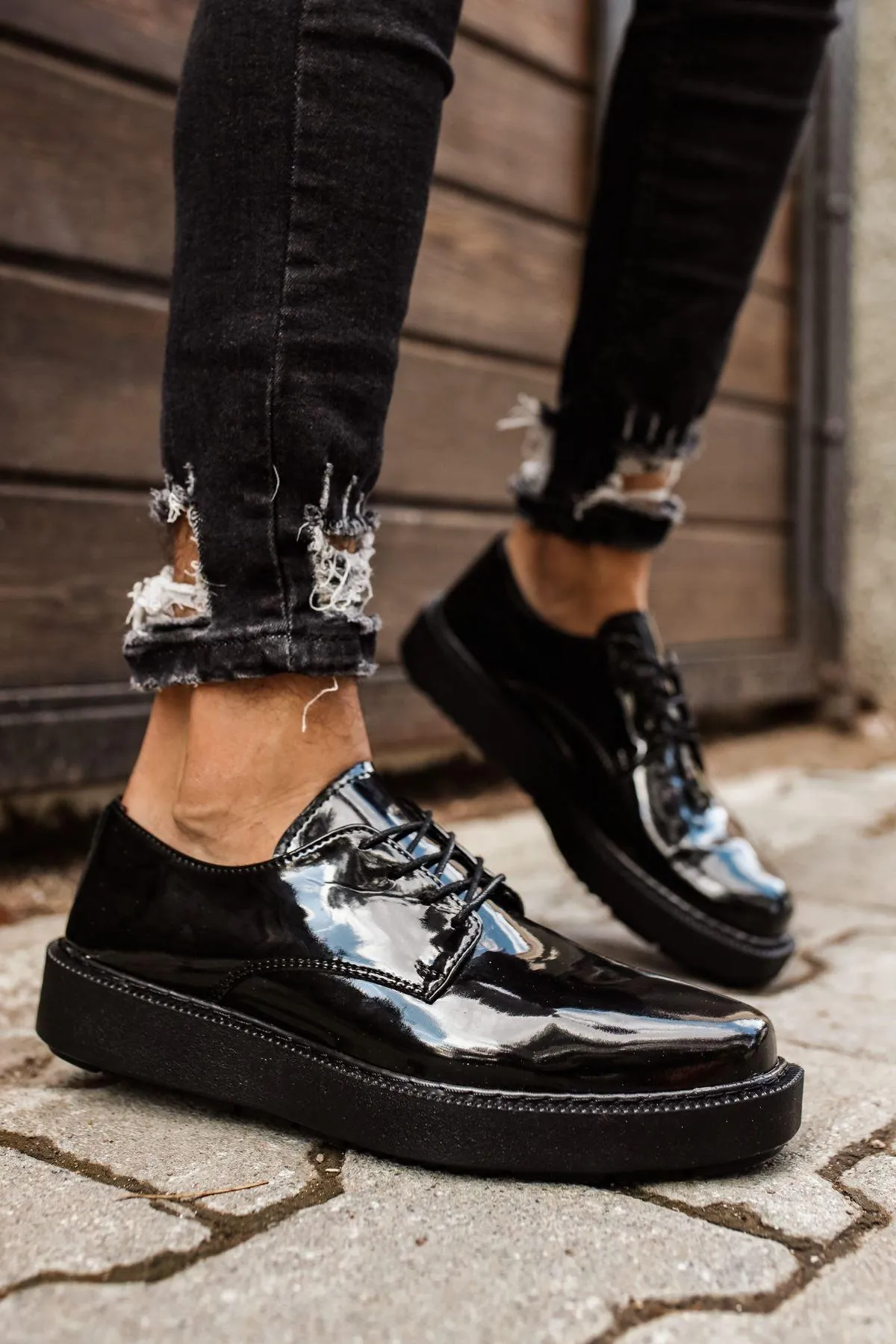 CH001 Men's Full Black Classic Sneaker Shoes