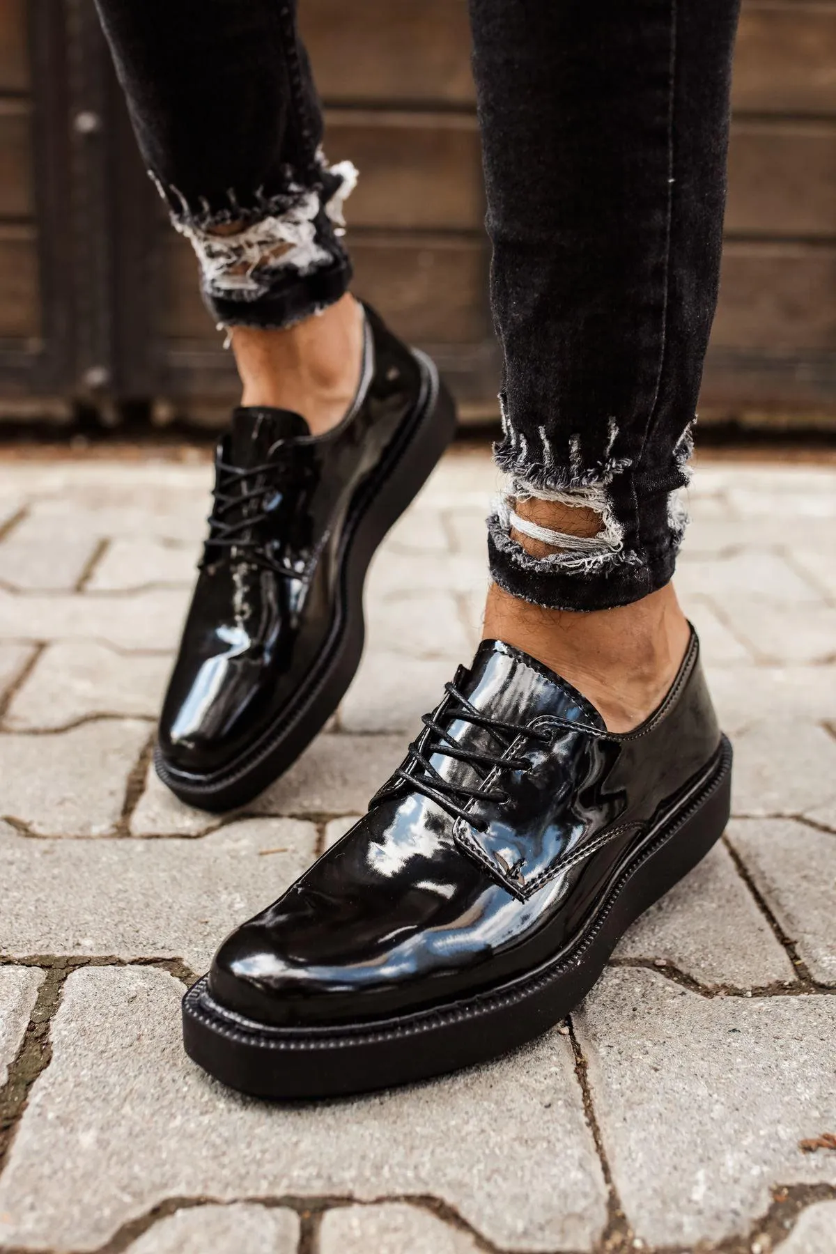 CH001 Men's Full Black Classic Sneaker Shoes