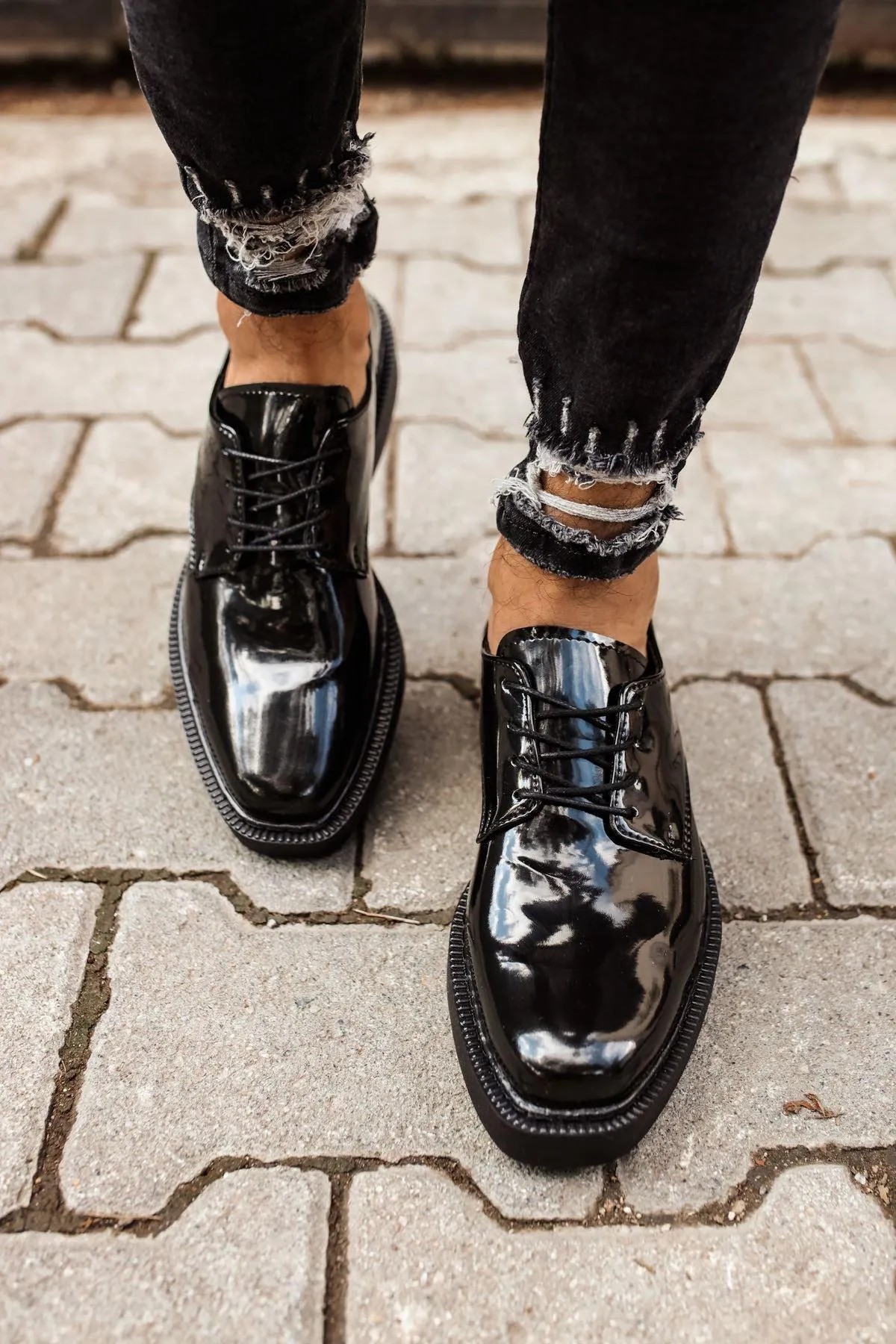 CH001 Men's Full Black Classic Sneaker Shoes
