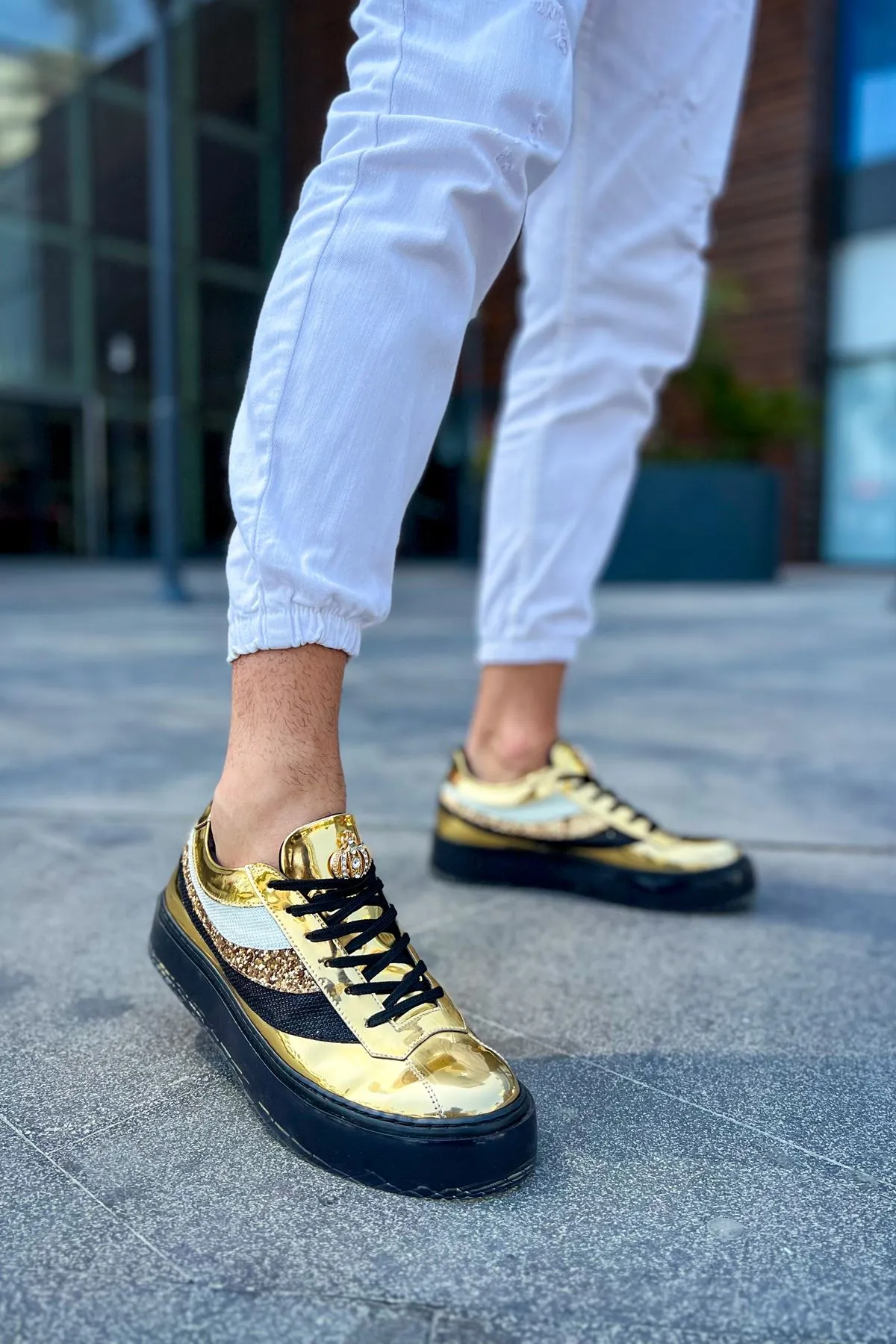 CH975 Majesty ST Men's sneaker Shoes GOLD