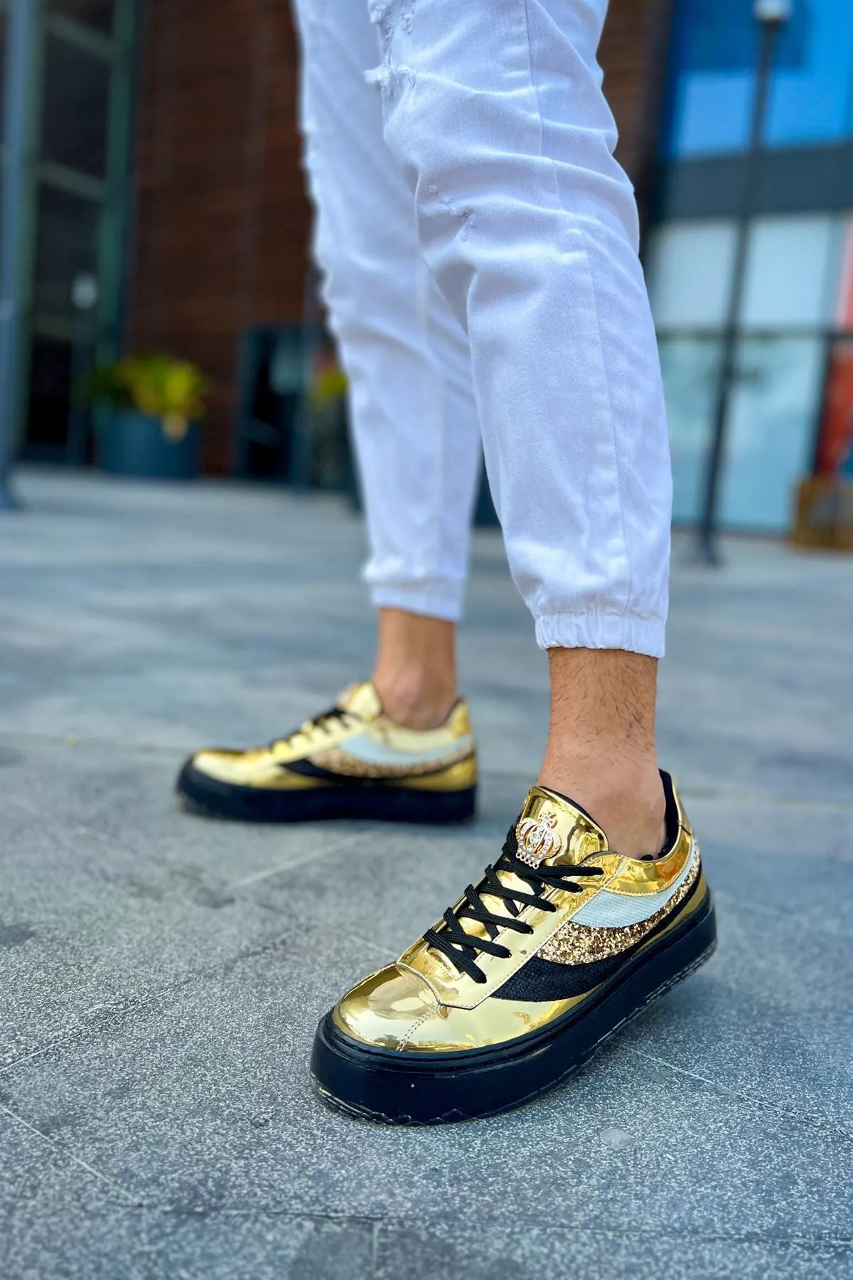 CH975 Majesty ST Men's sneaker Shoes GOLD