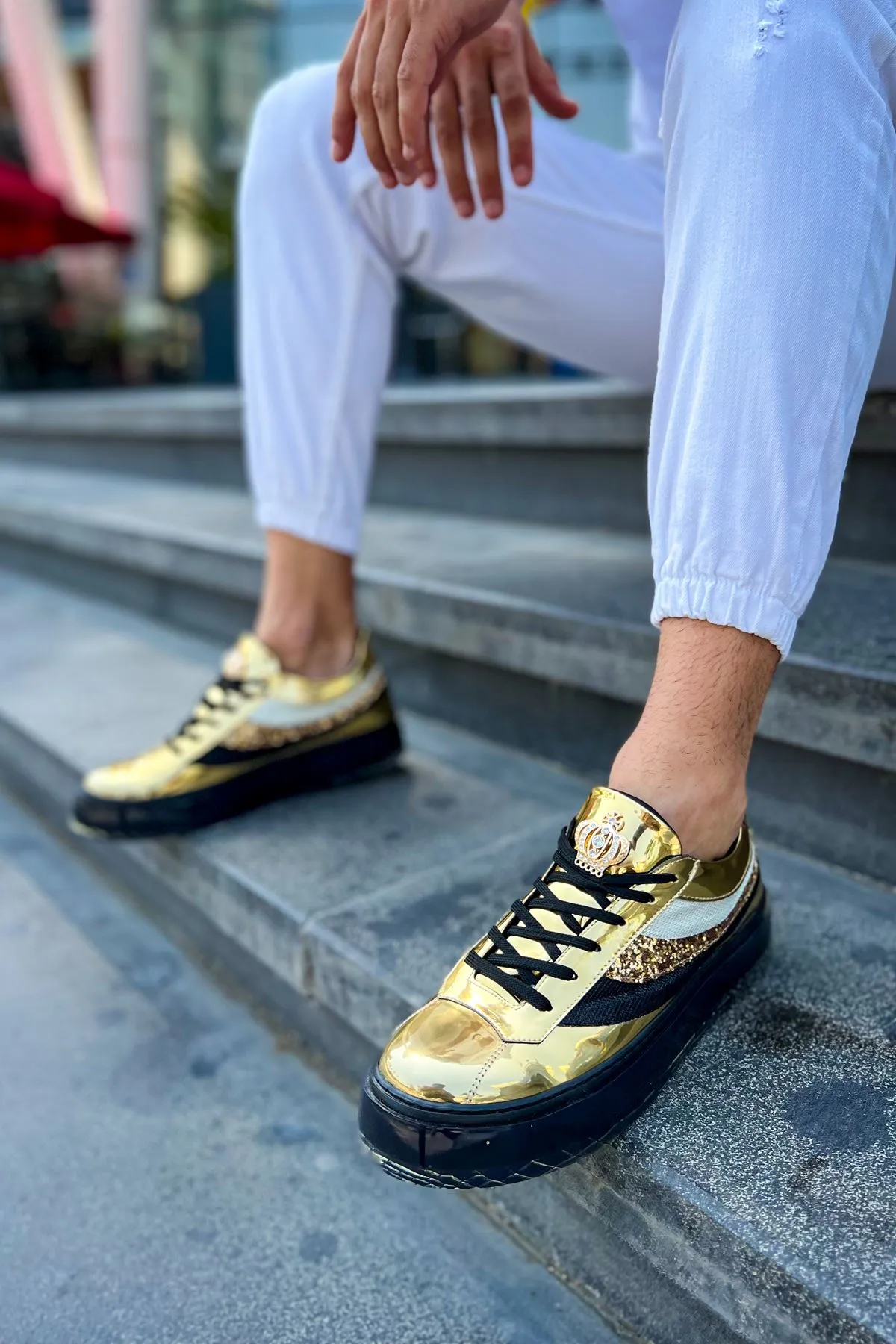 CH975 Majesty ST Men's sneaker Shoes GOLD
