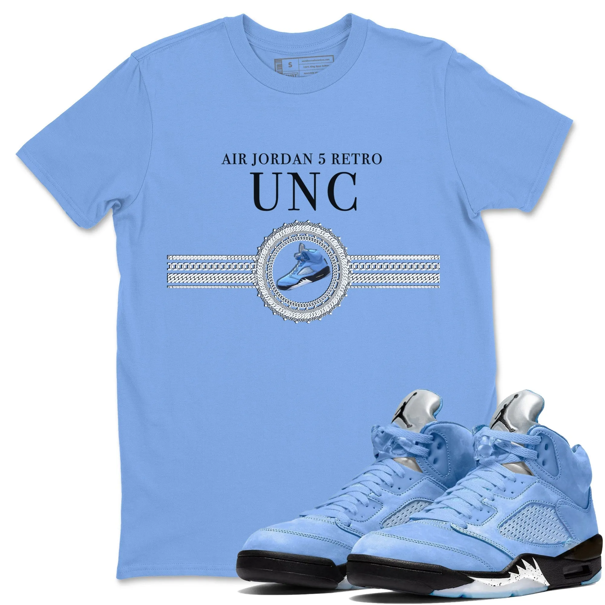 Chain 5 Tops Air Delivery guarantee - Gold Unisex Trusted Jordan UNC