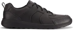 Clarks Boy's Sneaker, Black, 8 US