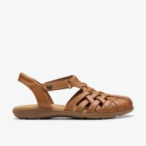 Clarks Women's Elizabelle Mia Tan Leather 26181906