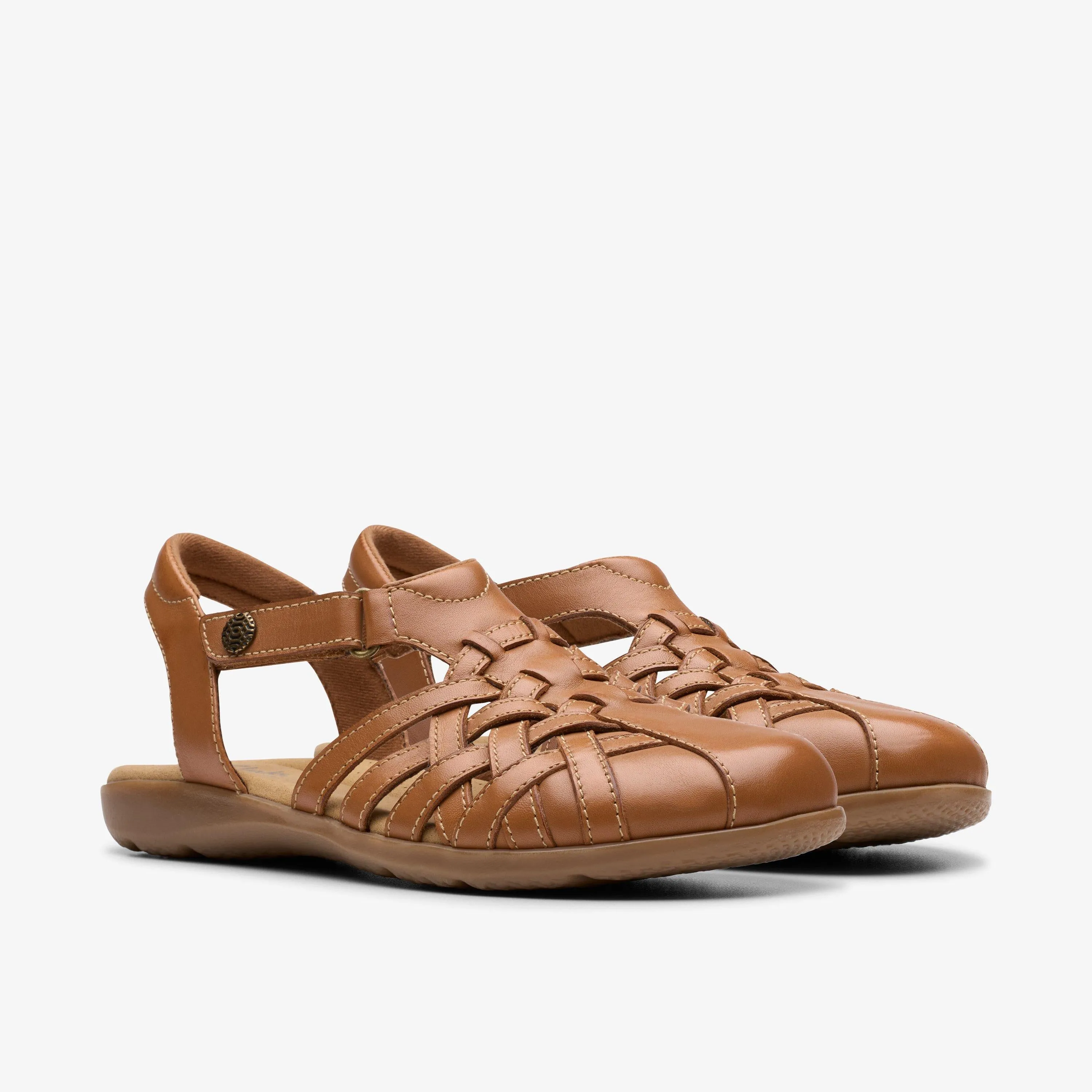 Clarks Women's Elizabelle Mia Tan Leather 26181906
