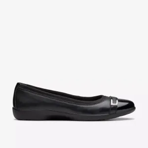 Clarks Women's Meadow Rose Black Combi 26179653