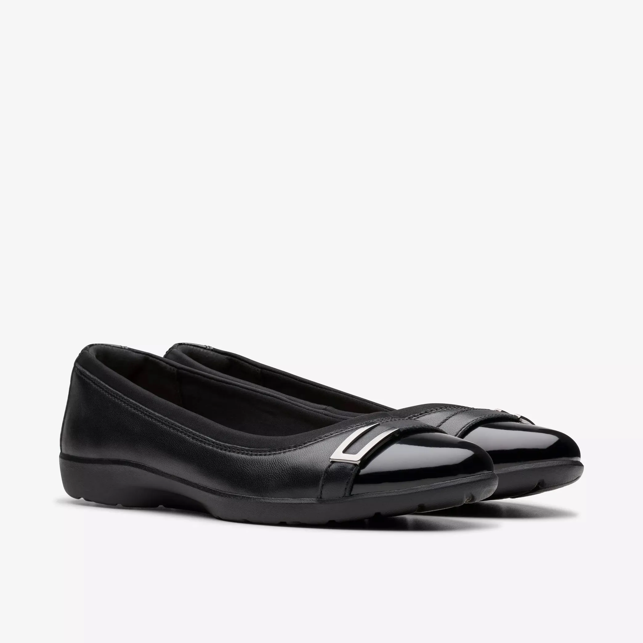 Clarks Women's Meadow Rose Black Combi 26179653