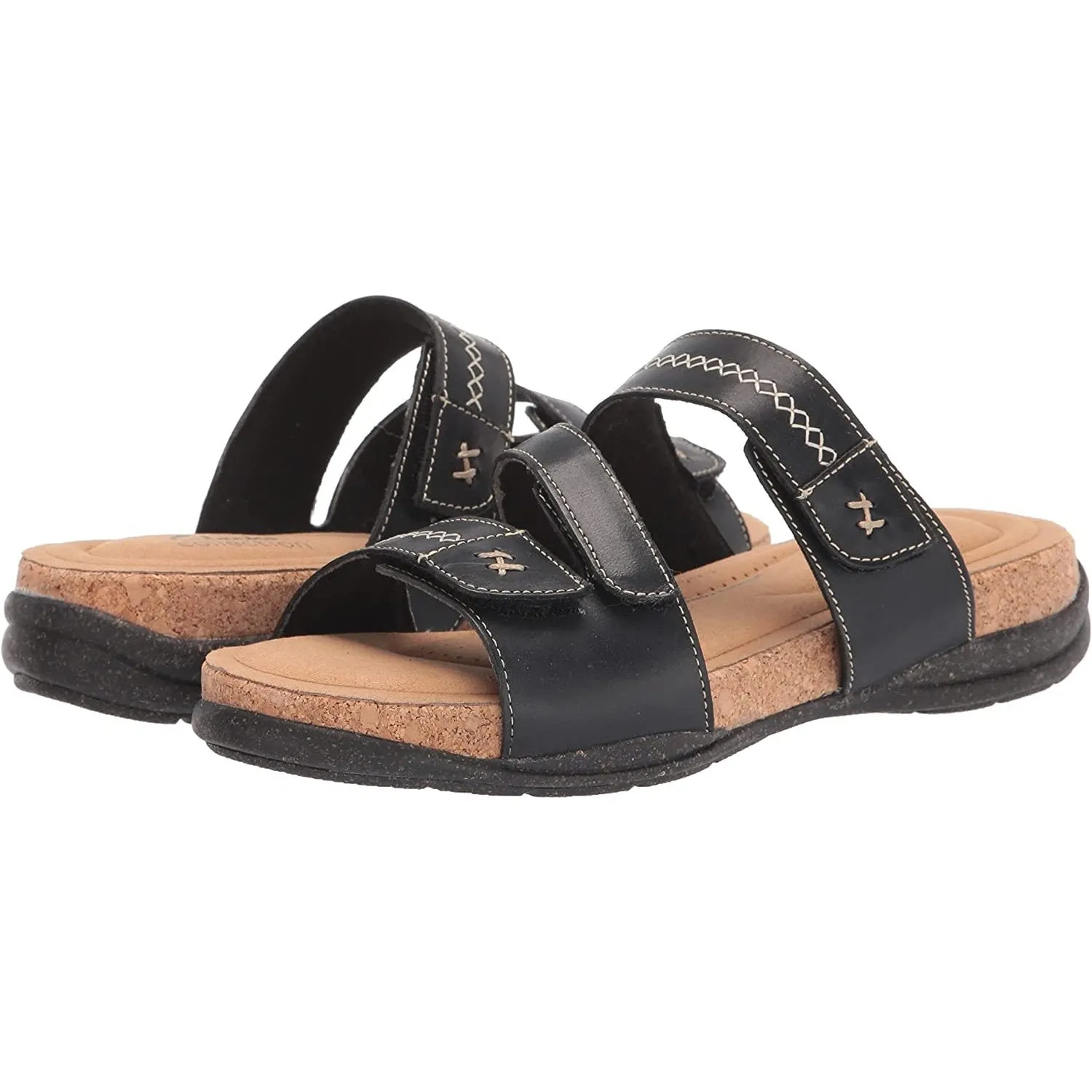Clarks Women's Roseville Bay Black Leather