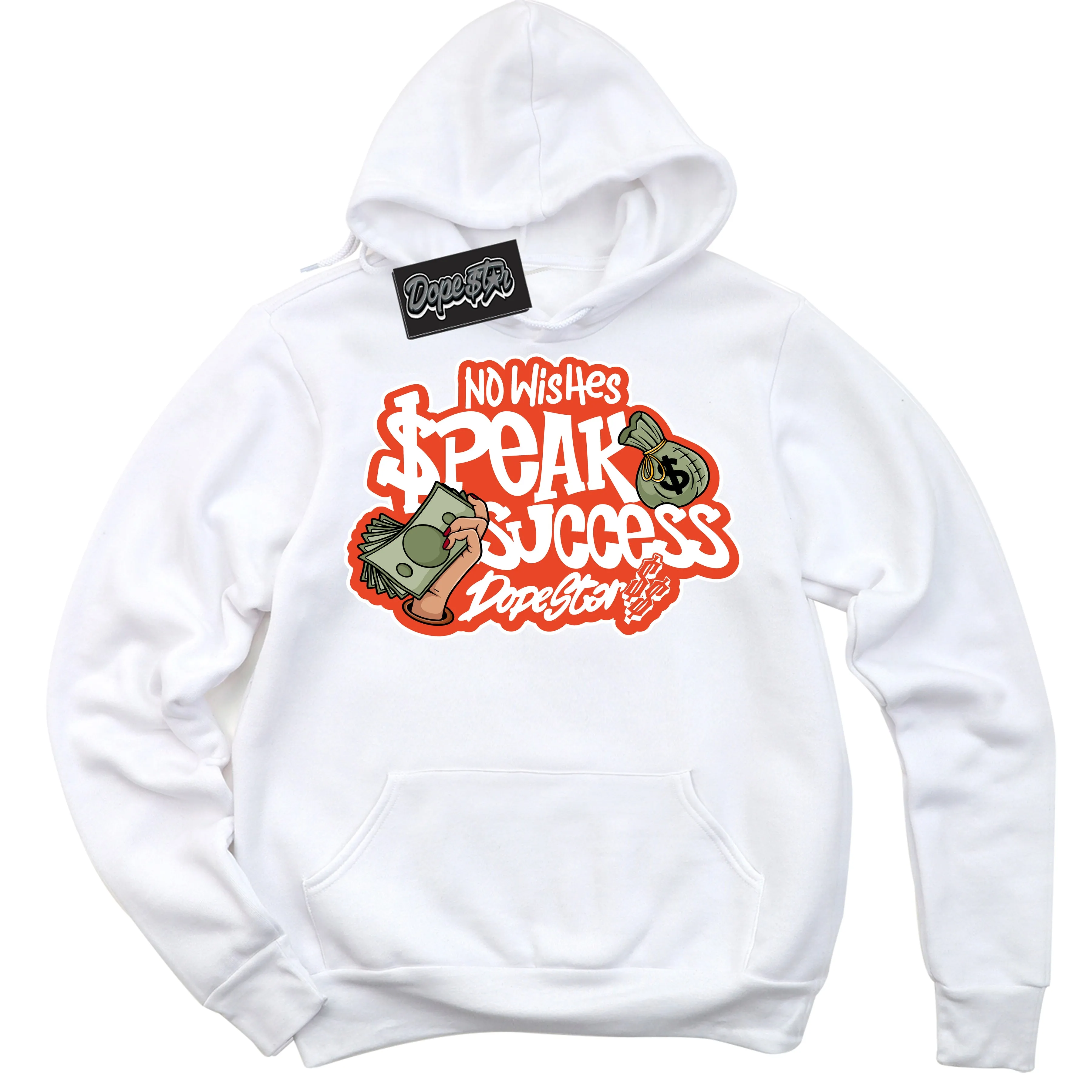 Cosmic Clay Dunk Sneaker Hoodie No Wish Speak Success Graphic
