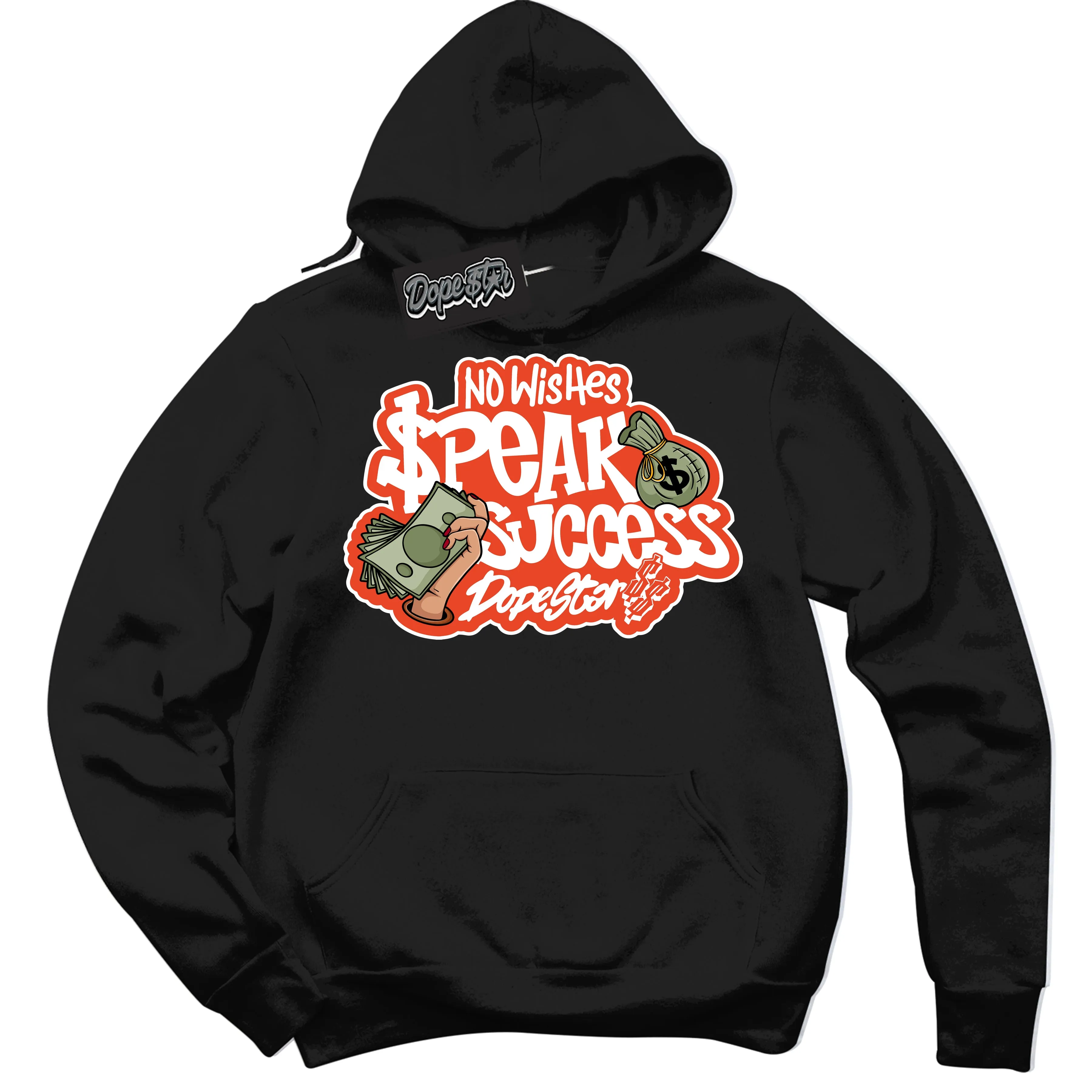 Cosmic Clay Dunk Sneaker Hoodie No Wish Speak Success Graphic