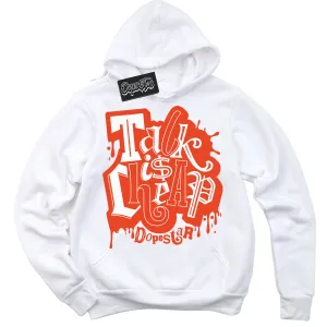 Cosmic Clay Dunk Sneaker Hoodie Talk Is Cheap Graphic