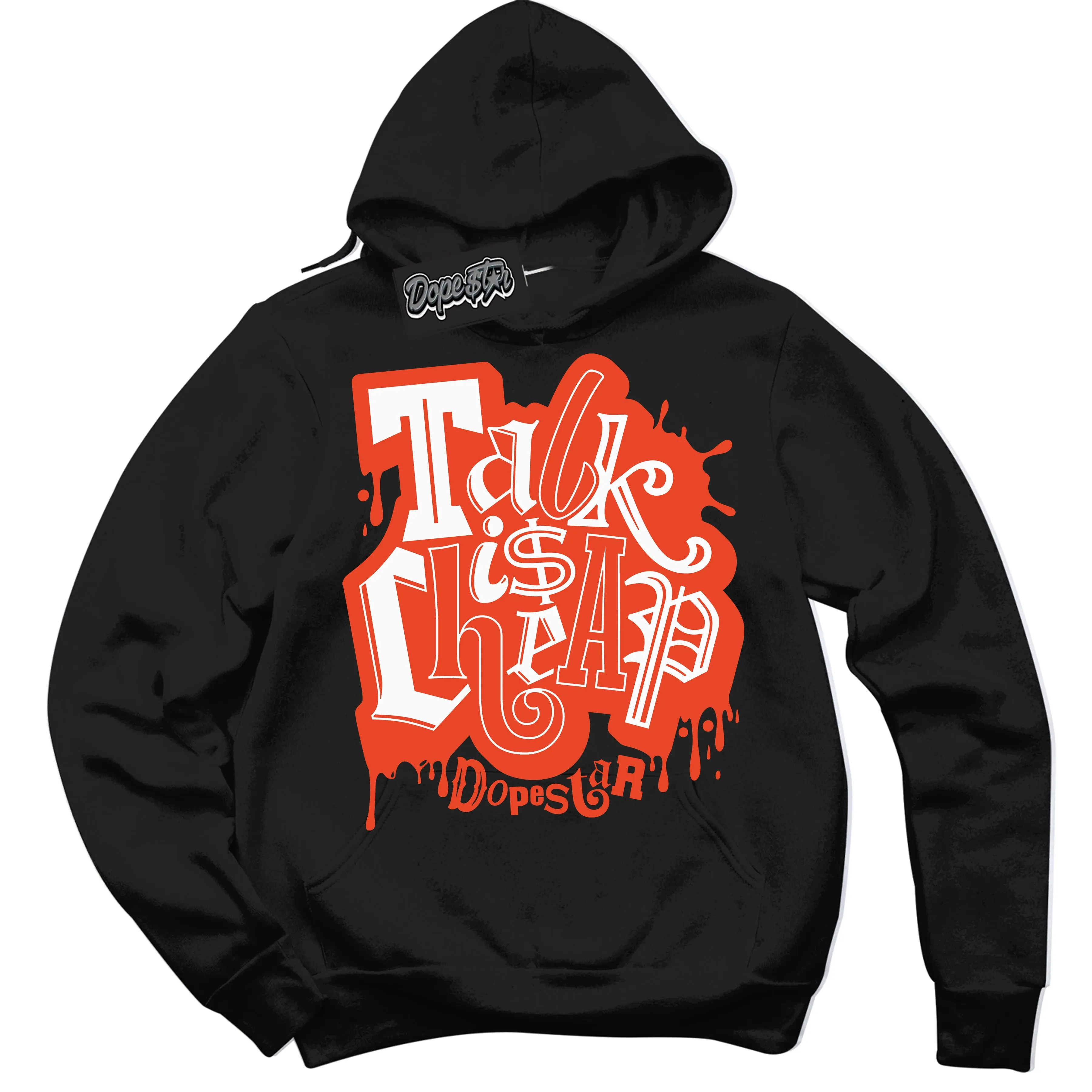 Cosmic Clay Dunk Sneaker Hoodie Talk Is Cheap Graphic
