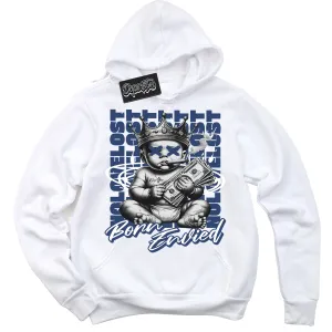 Diffused Blue 11s Sneaker Hoodie Born Envied Graphic