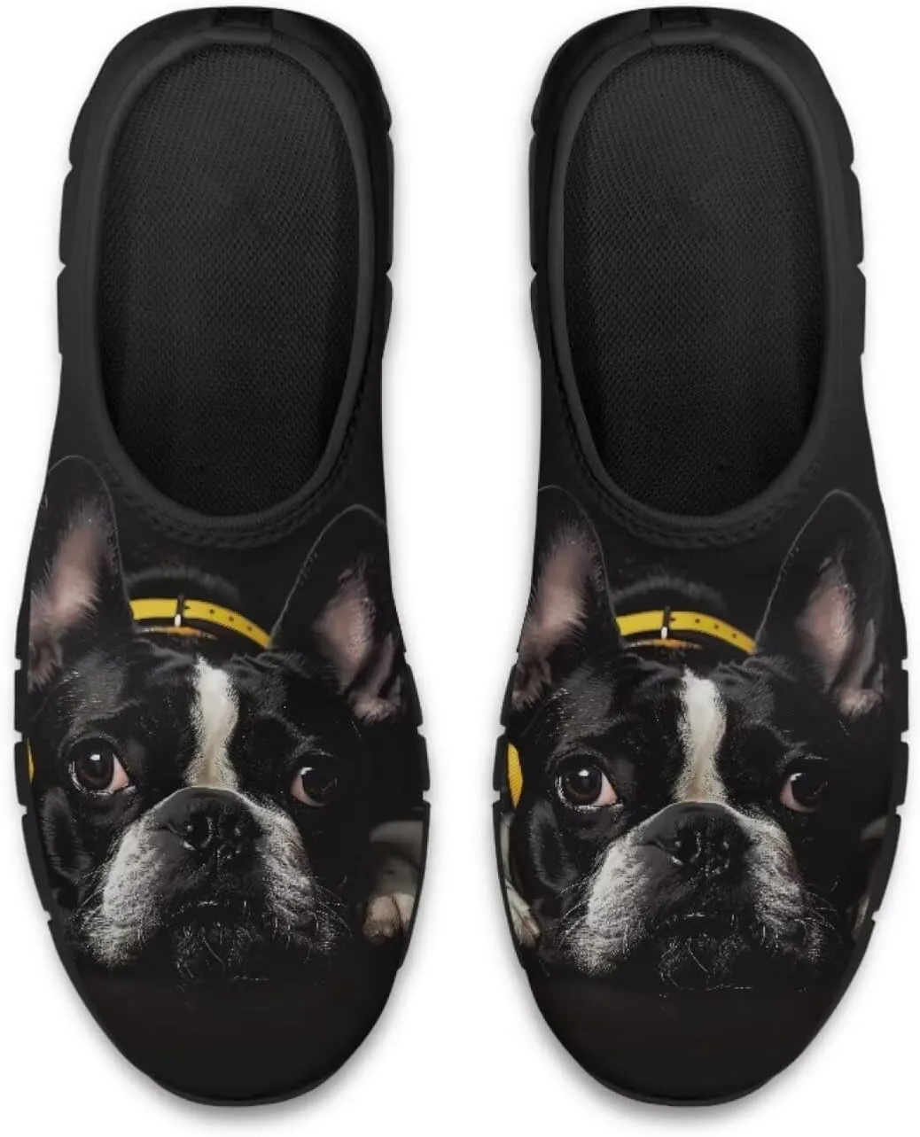 Dog Design Men Slip-on Shoes Loafers Low Top Casual Mesh Shoes with Arch Support Insole Business Work Outdoor Sneaker
