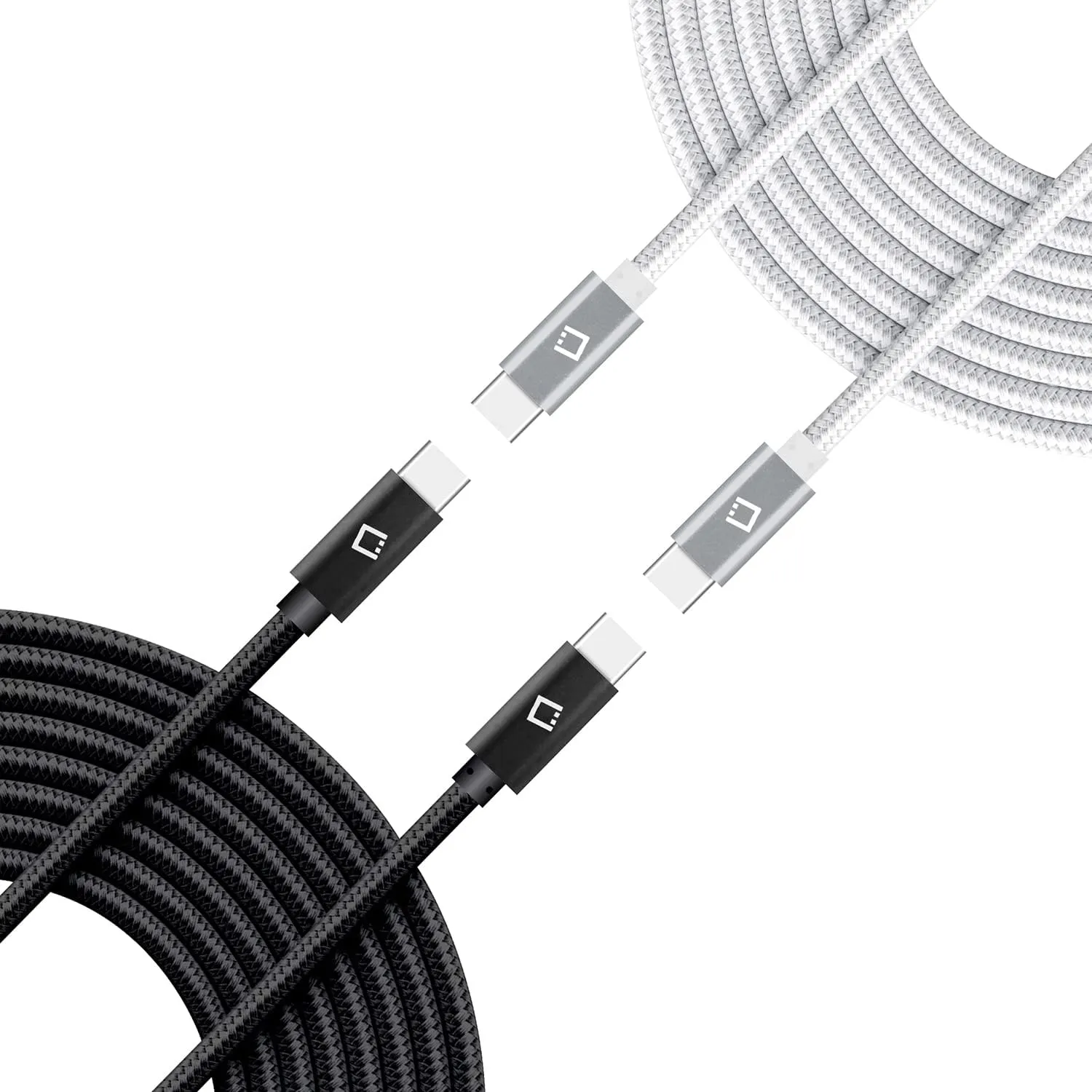Dual USB-C/PD 60W Fast Charging Cord Compatible with Kurio Smart 2 in 1 Pro Plus 5Gbps Data Transfer for Power Delivery Hi Capacity Charging (White)