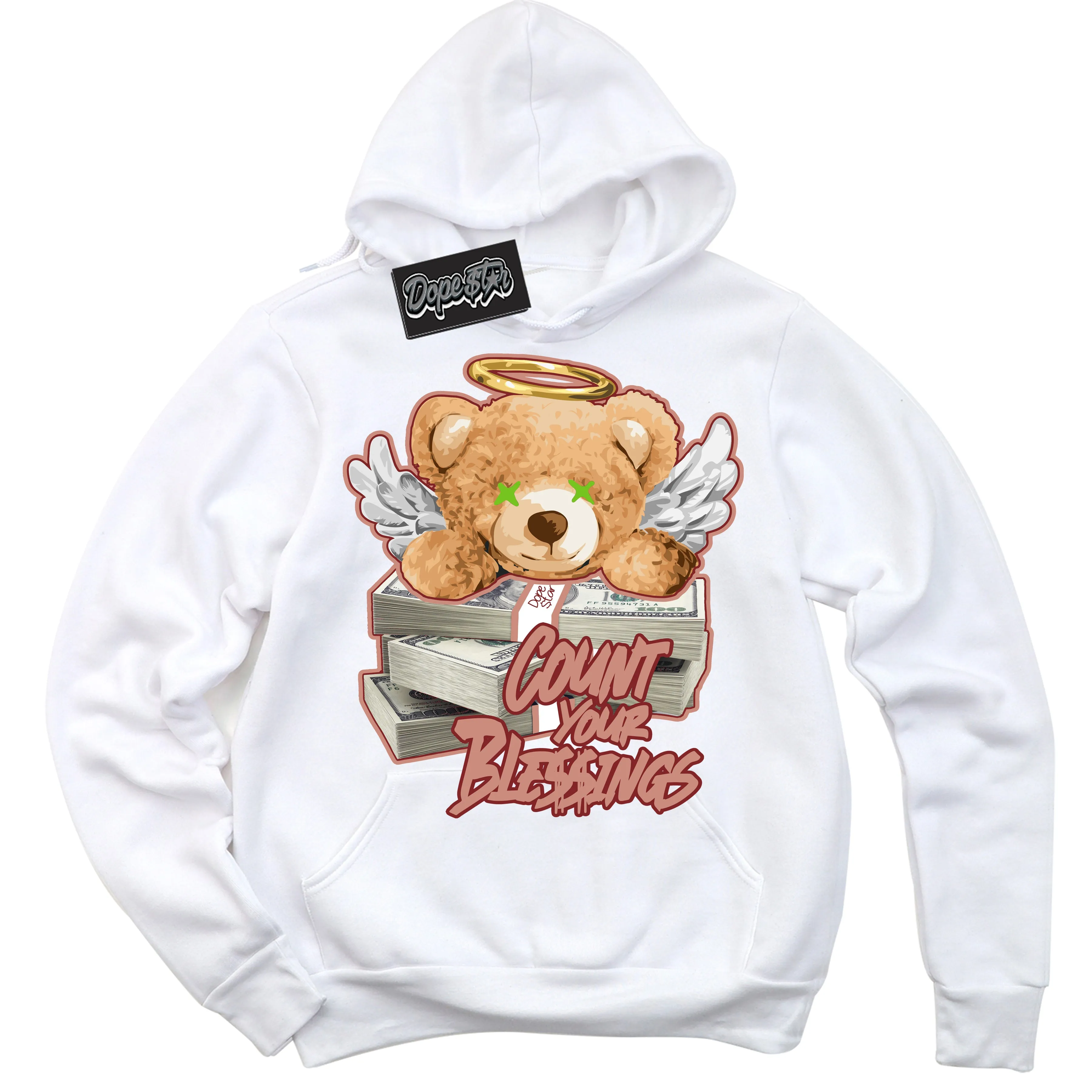 Dune Red 13s Sneaker Hoodie Count Your Blessings Graphic