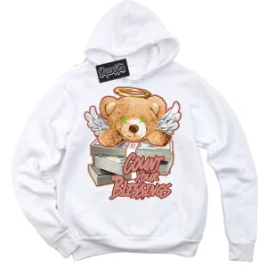 Dune Red 13s Sneaker Hoodie Count Your Blessings Graphic