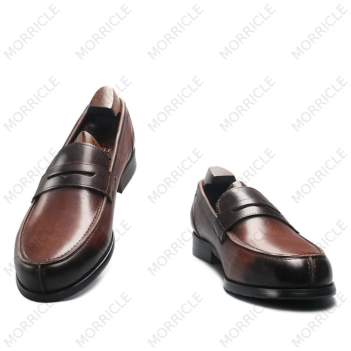 Elegant Brown Penny Loafers
