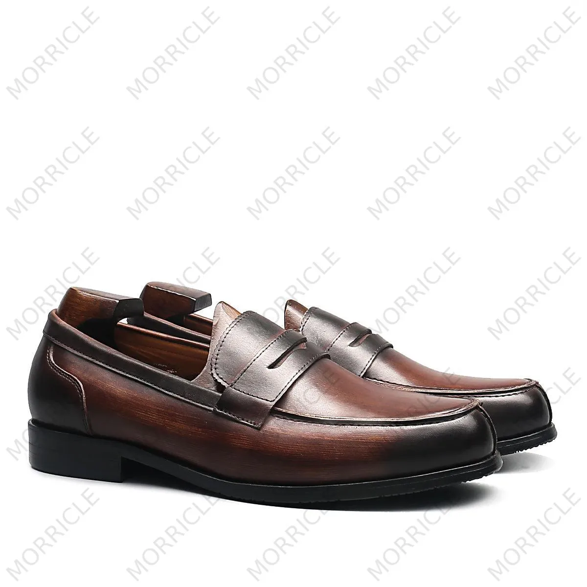 Elegant Brown Penny Loafers