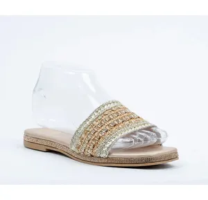 Elevated Rhinestone Sandal | SA632