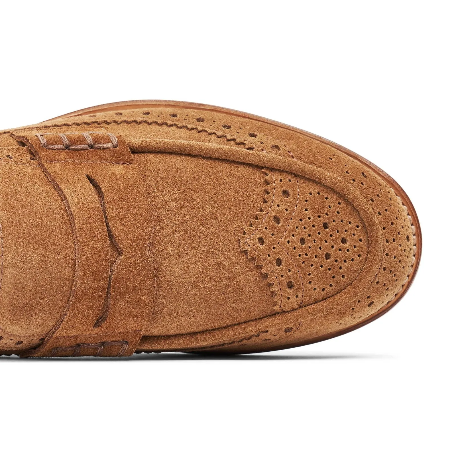 Emma Mule Cognac Suede