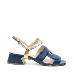 Evening Sky Loop Sandal   Gold Elsie Strap