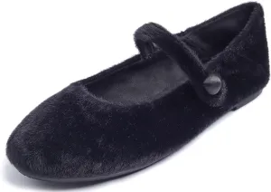 FEVERSOLE Women's Macaroon Colorful Memory Foam Cushion Insock Patent Ballet Flat
