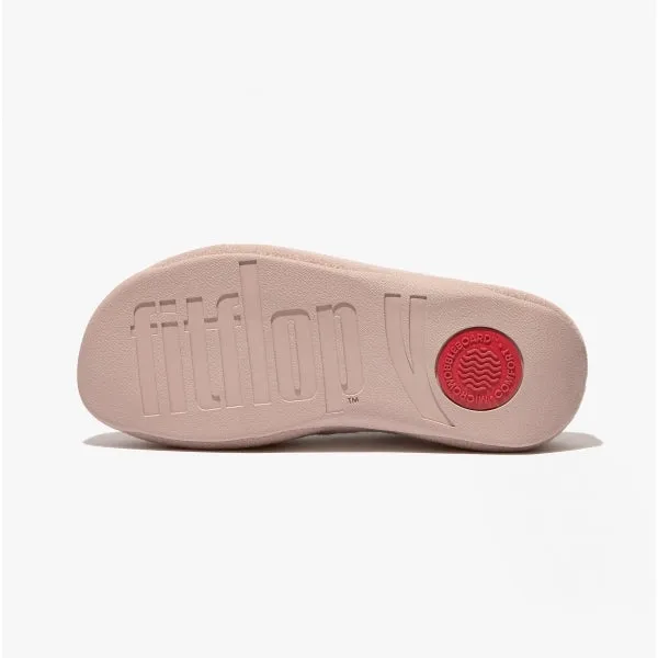FitFlop SHUV Womens Felt Clog Slippers Beige