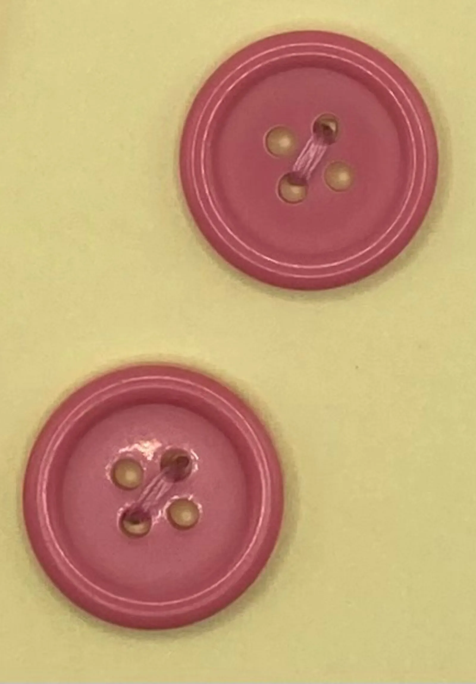 Flat Rose Pink Buttons