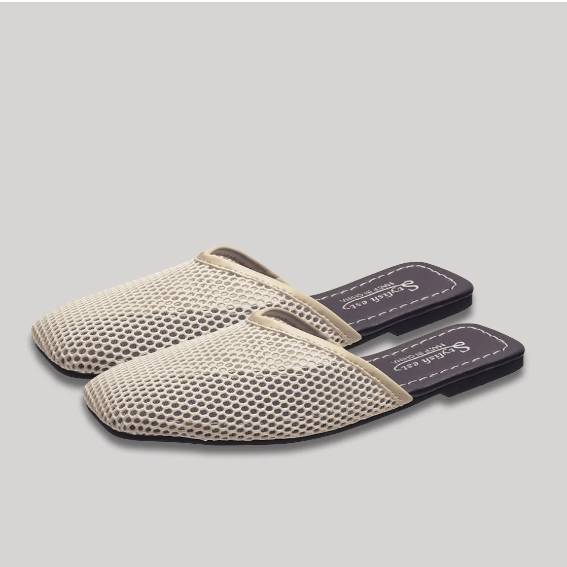 Franchi Mesh Mule Slippers - 3 Colors
