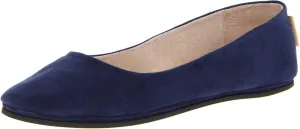 French Sole FS/NY Women's Sloop Flat,Navy Suede,6.5 M US