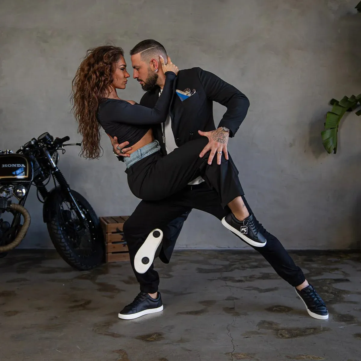 Fuego Sneakers Black Low-top Performance Low-Tops for Dancers