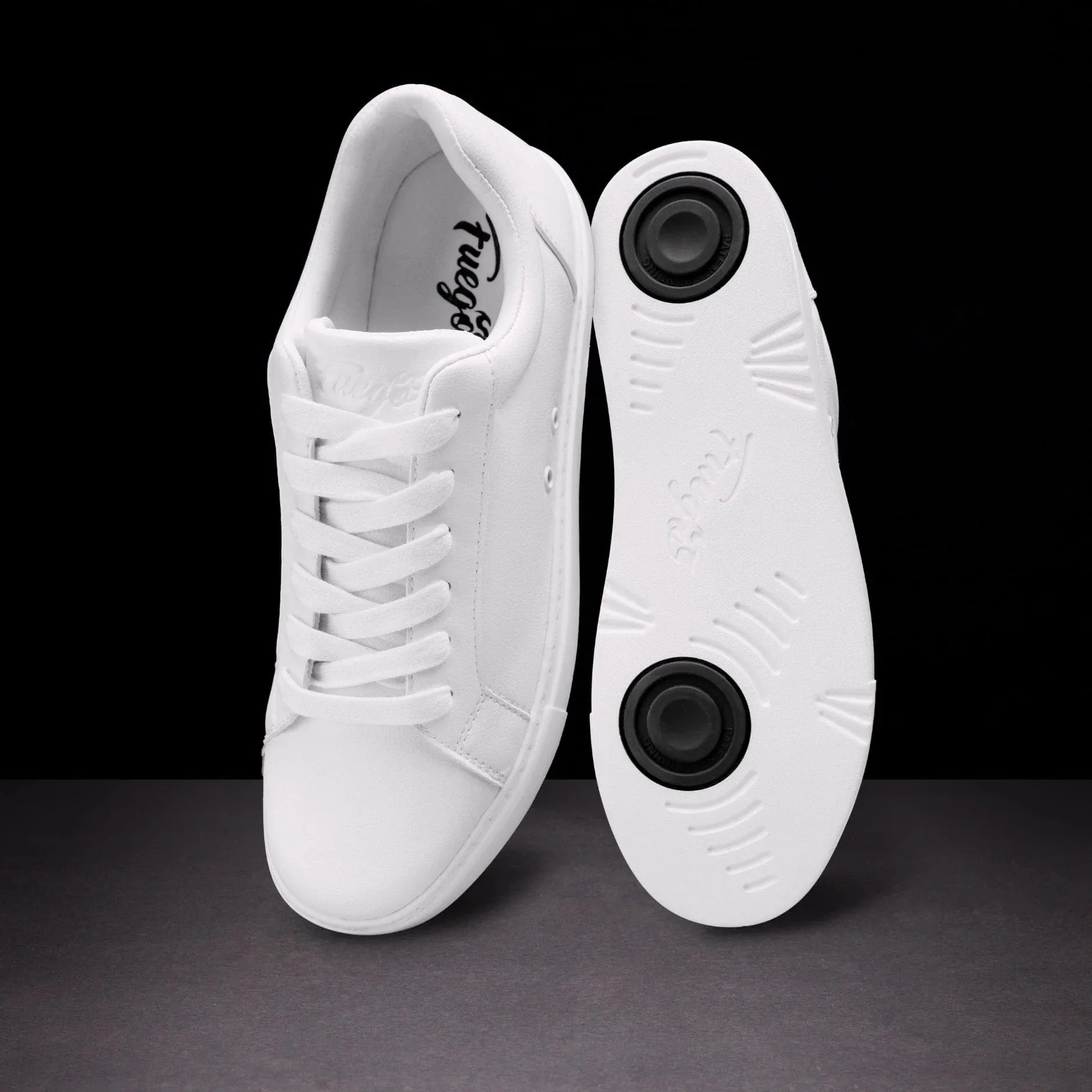Fuego Sneakers White Performance Low-Tops for Dancers