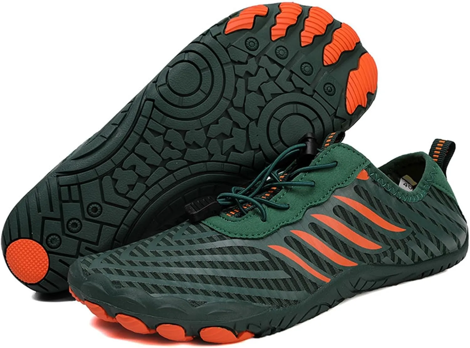 Grounded Footwear for Men Women Summer Lightweight Slip On Quick Dry Barefoot Shoes Sneakers Comfortable Breathable Wide Toe Box Water Shoes Outdoor Hiking Footwear