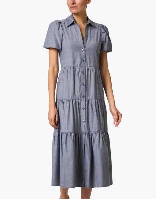 Havana Slate Grey Midi Dress