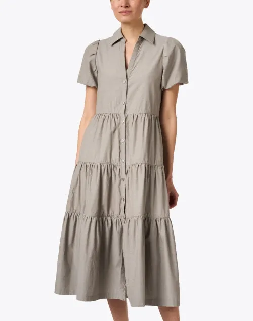 Havana Taupe Midi Dress