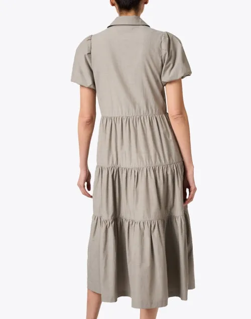 Havana Taupe Midi Dress