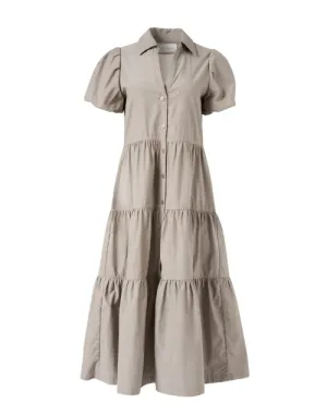 Havana Taupe Midi Dress