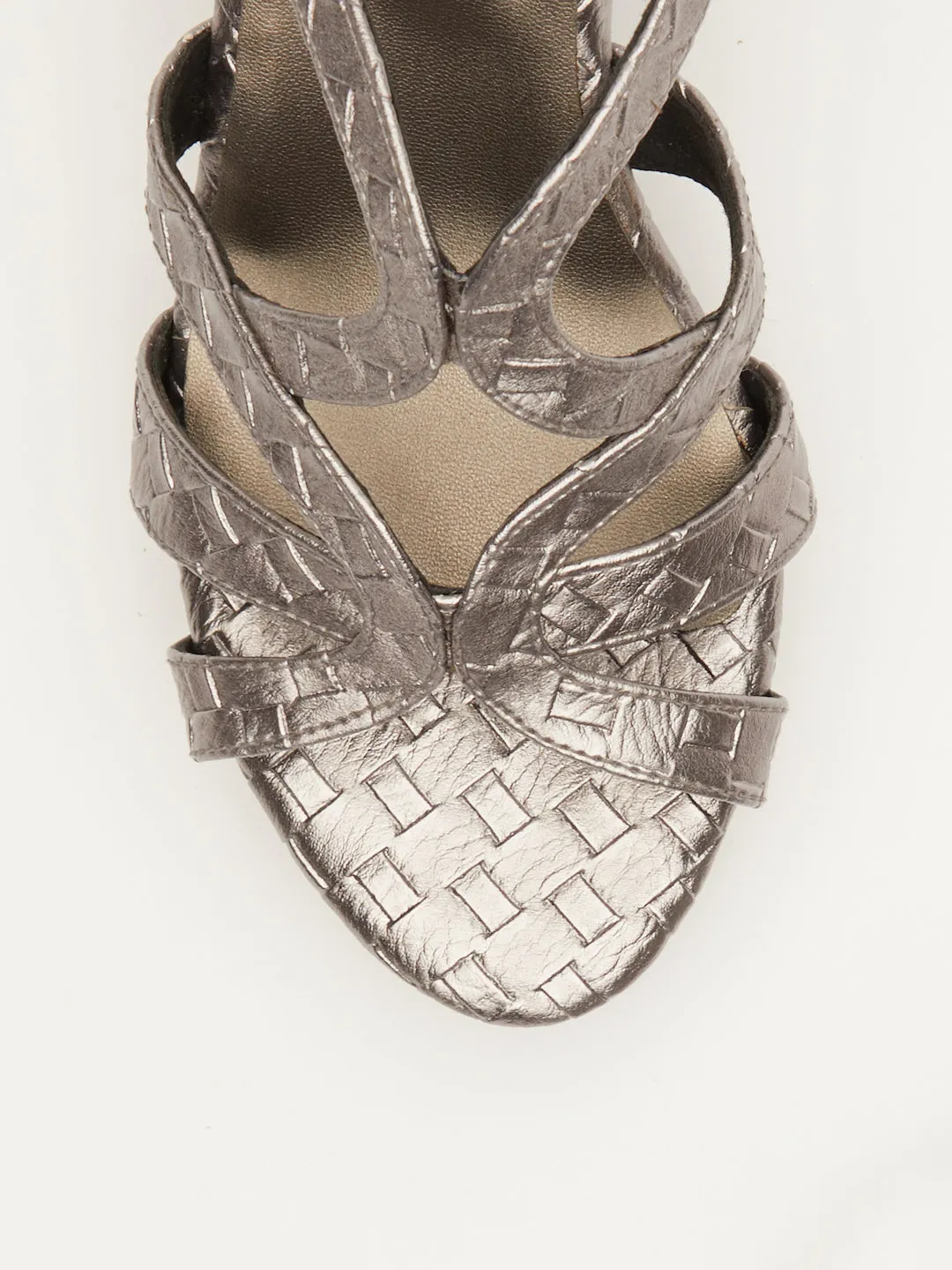HERITAGE CROCO ELEVATED SANDAL