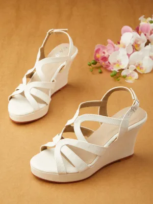 HERITAGE CROCO ELEVATED SANDAL